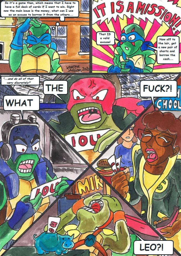Rise of the Teenage Mutant Ninja Turtles "Quiet Time" Completed page 6 full