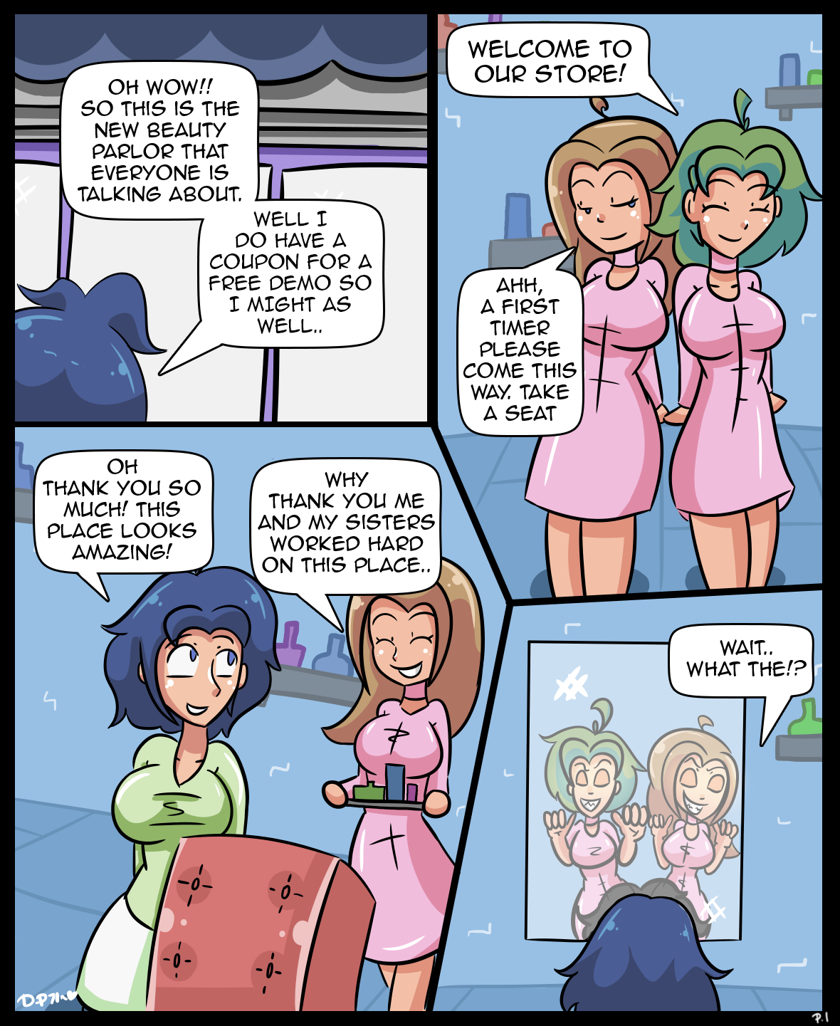 The perils of Sailor Mercury page 1 full