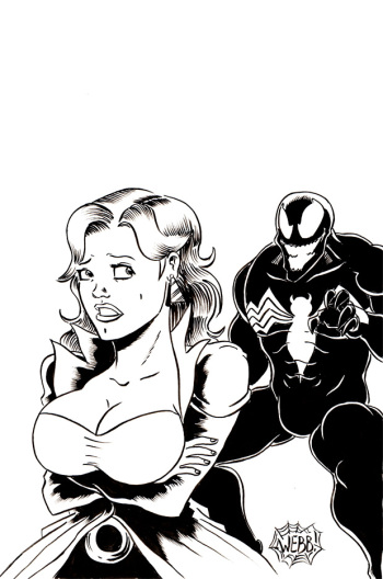 When MJ meet Venom cover