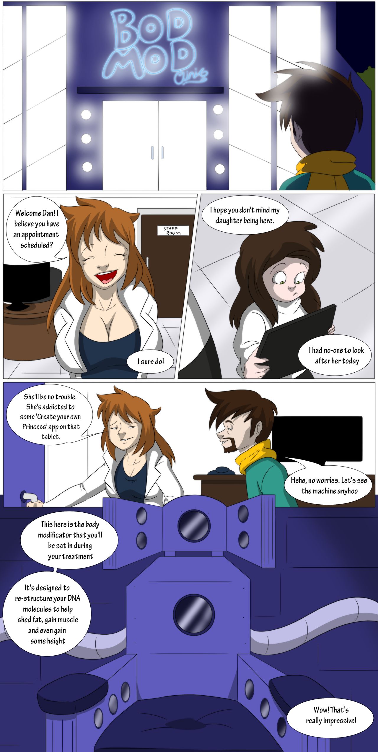 Create Your Own Princess TG Comic Gender Bender/Transformation page 2 full