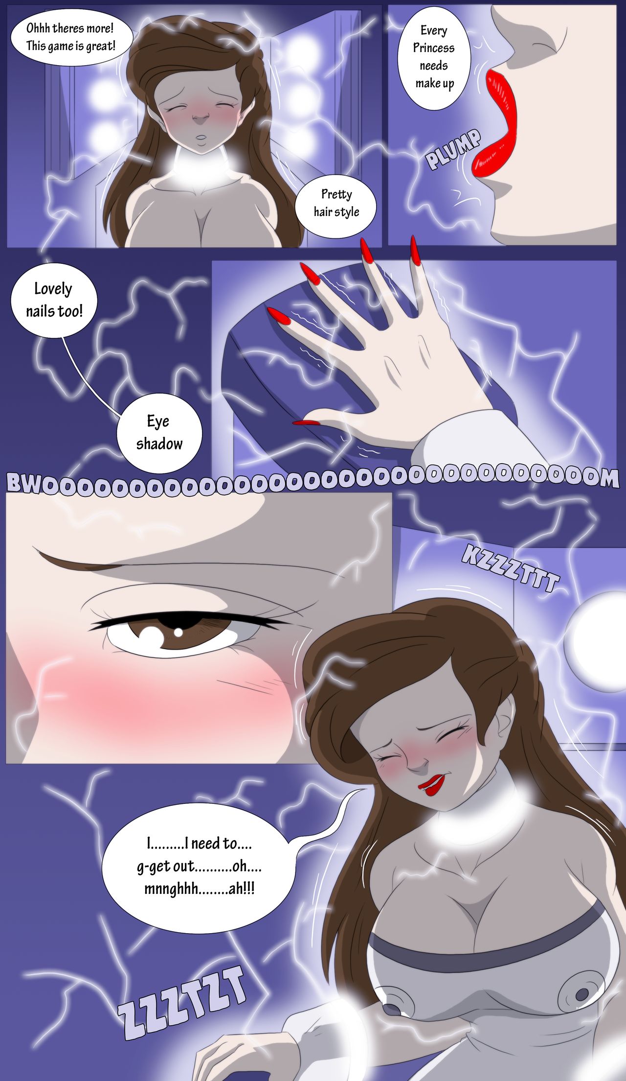 Create Your Own Princess TG Comic Gender Bender/Transformation page 9 full