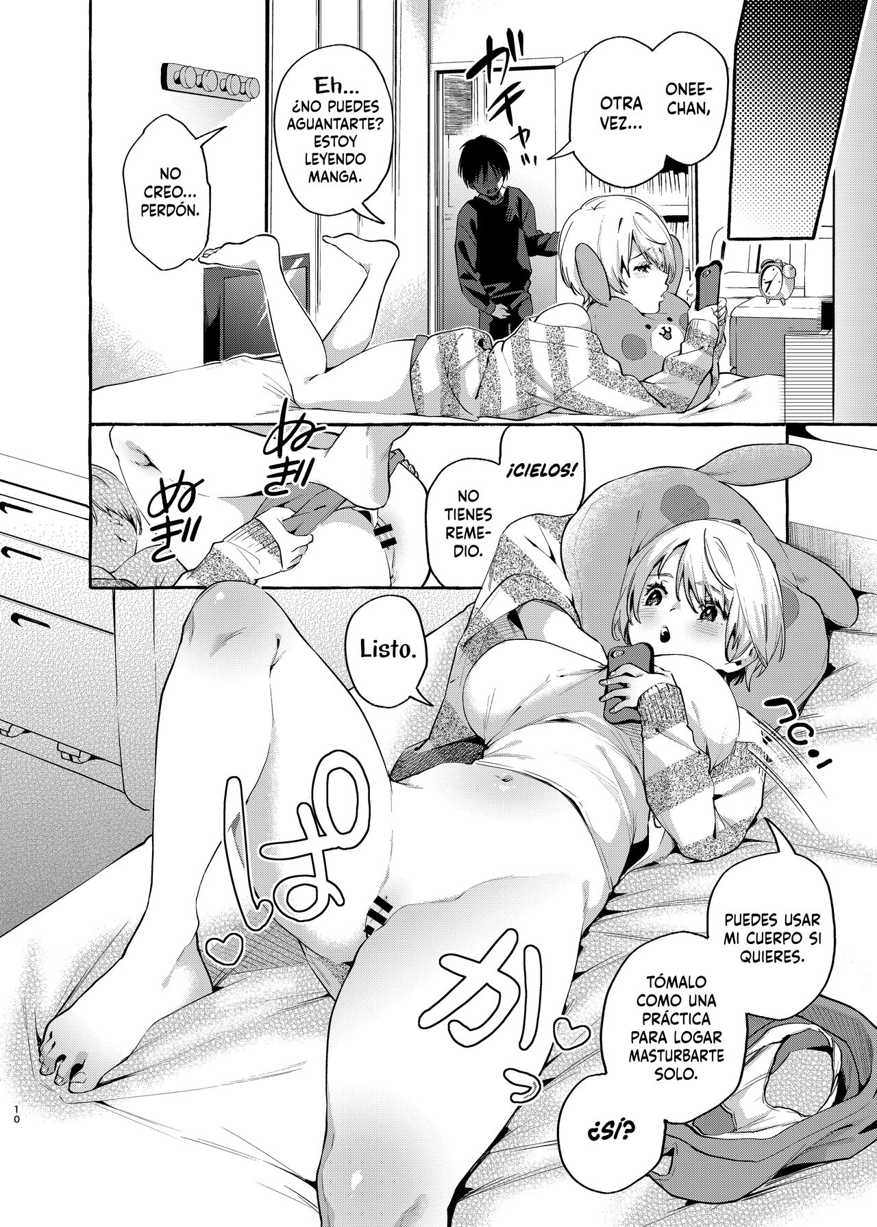 Muchi Ane -Sei ni Utoi Onee-chan- | Hermana☆Inocente -Mi hermana mayor es una rara para el sexo- page 9 full