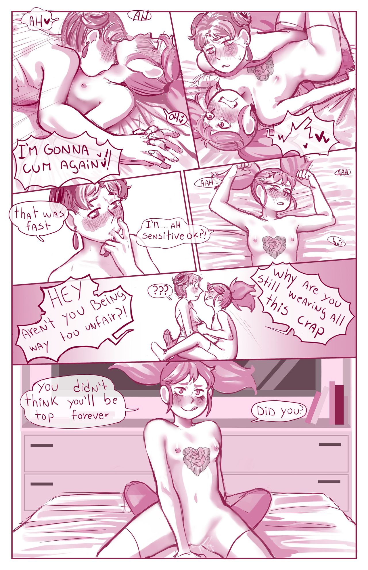 Spinearl human AU comic page 3 full