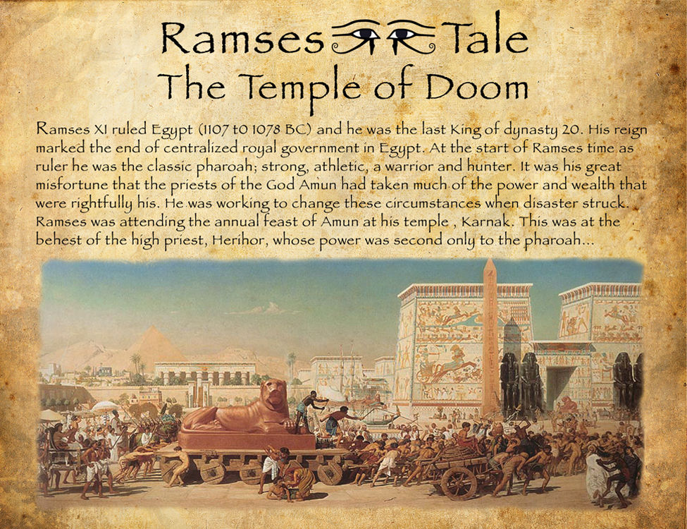 Ramses Tale. The Temple of Doom page 1 full