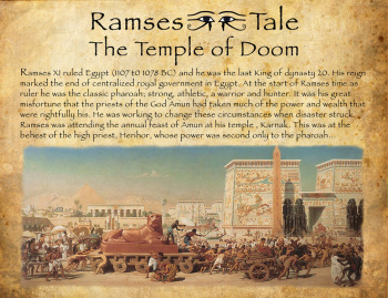 Ramses Tale. The Temple of Doom cover