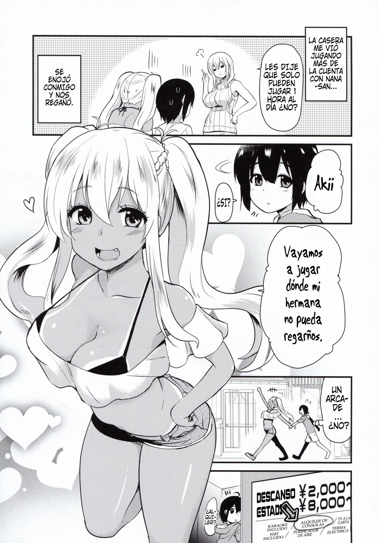 Kasshoku JK Onee-san to Futari de Ou-sama Game | Jugando al Rey Dice con una JK Onee-san Bronceada page 5 full