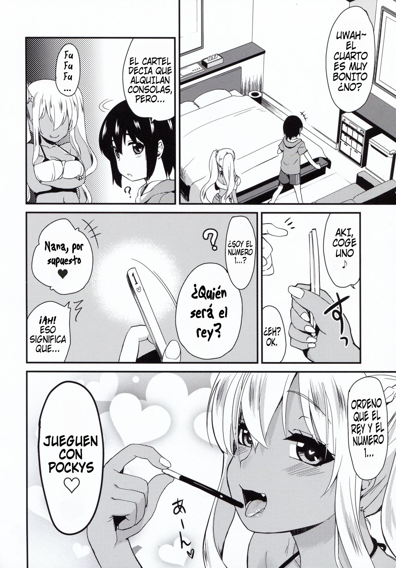 Kasshoku JK Onee-san to Futari de Ou-sama Game | Jugando al Rey Dice con una JK Onee-san Bronceada page 6 full