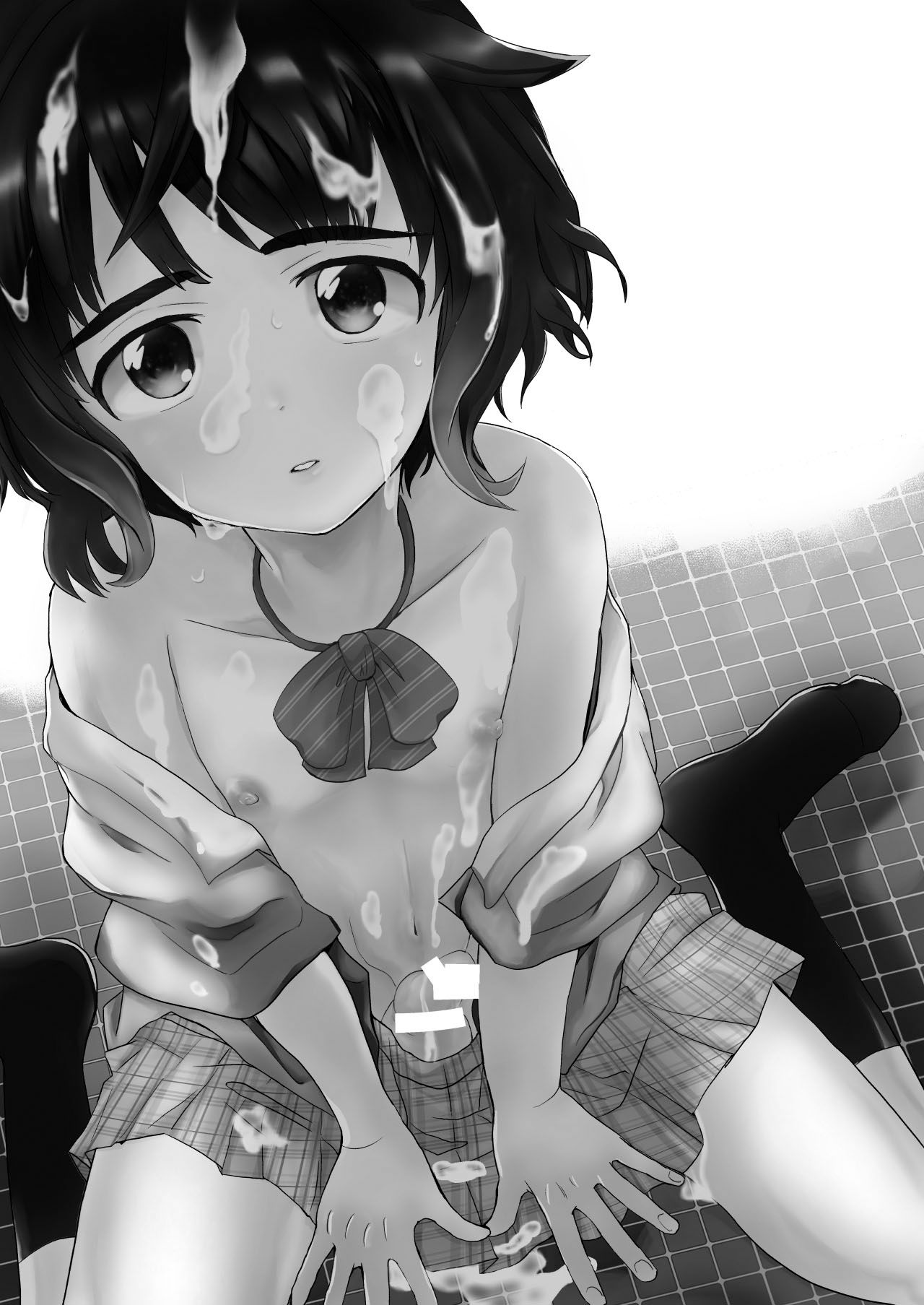 Toilet ni Ittara SeJiru Mamire no Otokonoko ga Taorete Ita no de Toriaezu Irete Mita | 화장실에 갔더니 정액투성이 오토코노코가 있길래 일단 넣어봤다 page 2 full