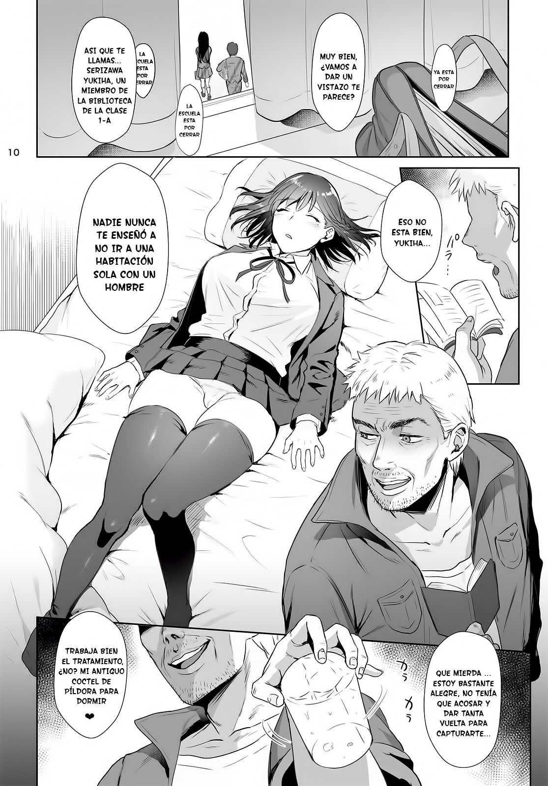 Toshoshitsu no Kanojo ~Seiso na Kimi ga Ochiru made~ page 9 full