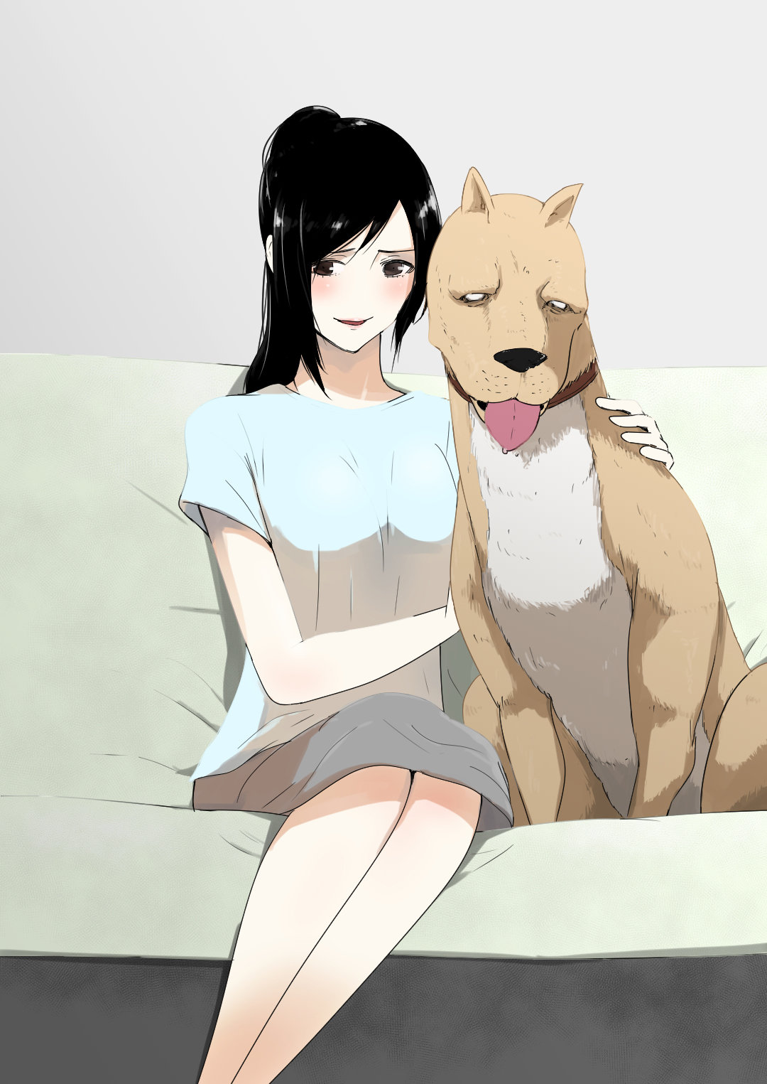 Wagaya ni Inu ga Yattekita page 1 full