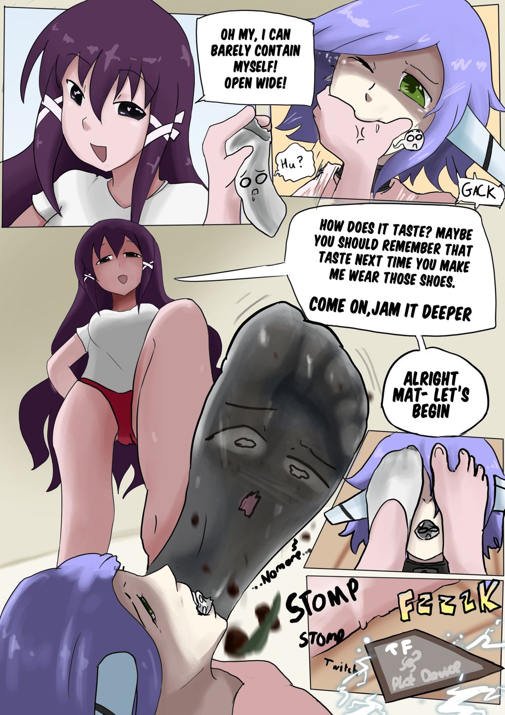 <Teniko> Mikako's sock page 9 full