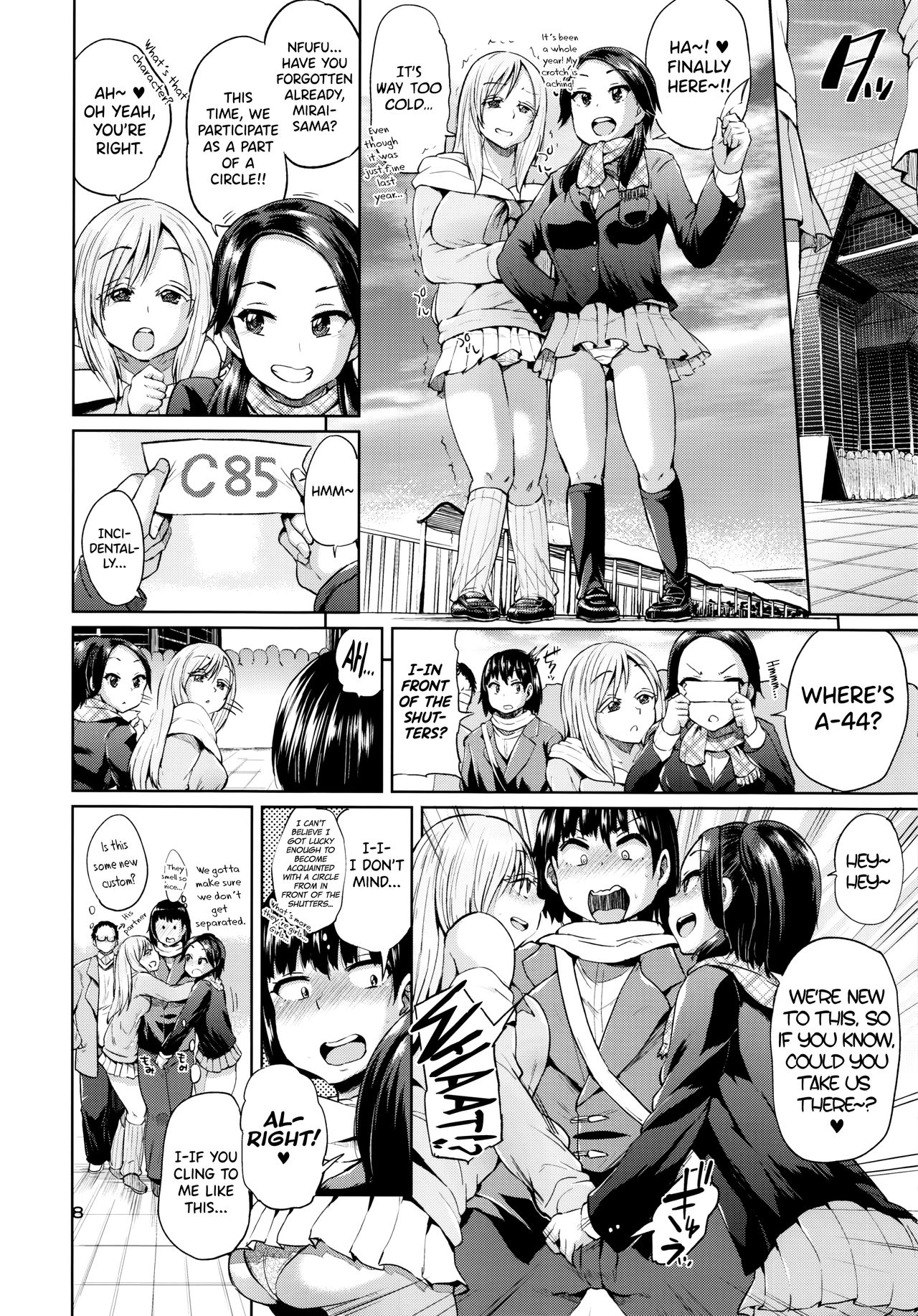 Ota demo Nai Joshi ga Comiket Mikkame ni Circle Sanka de Asobi ni Yattekita page 7 full