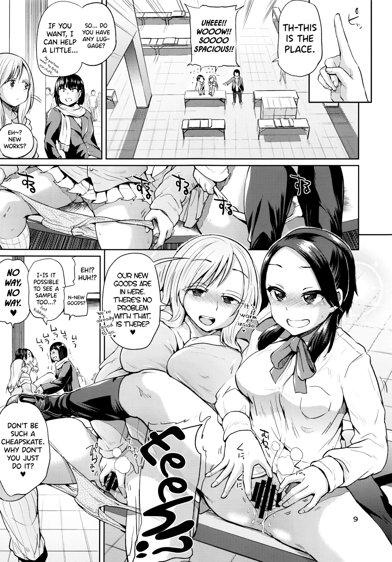 Ota demo Nai Joshi ga Comiket Mikkame ni Circle Sanka de Asobi ni Yattekita page 8 full