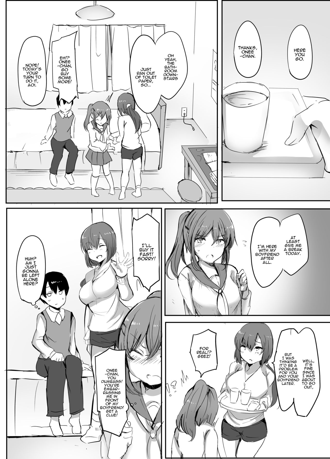 Boku no Hajimete no Aite wa Kanojo no Onee-san - my first xxx is her older sister page 3 full