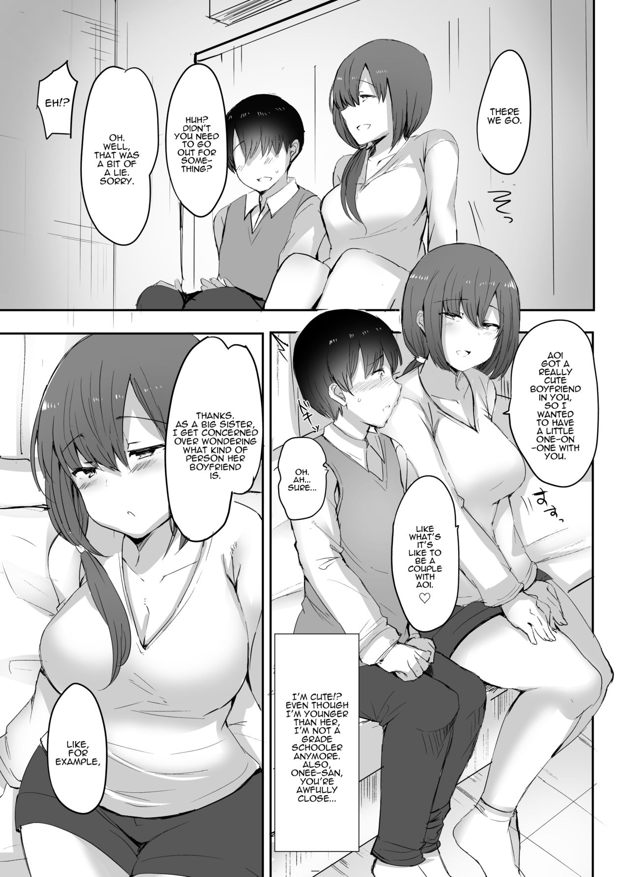 Boku no Hajimete no Aite wa Kanojo no Onee-san - my first xxx is her older sister page 4 full