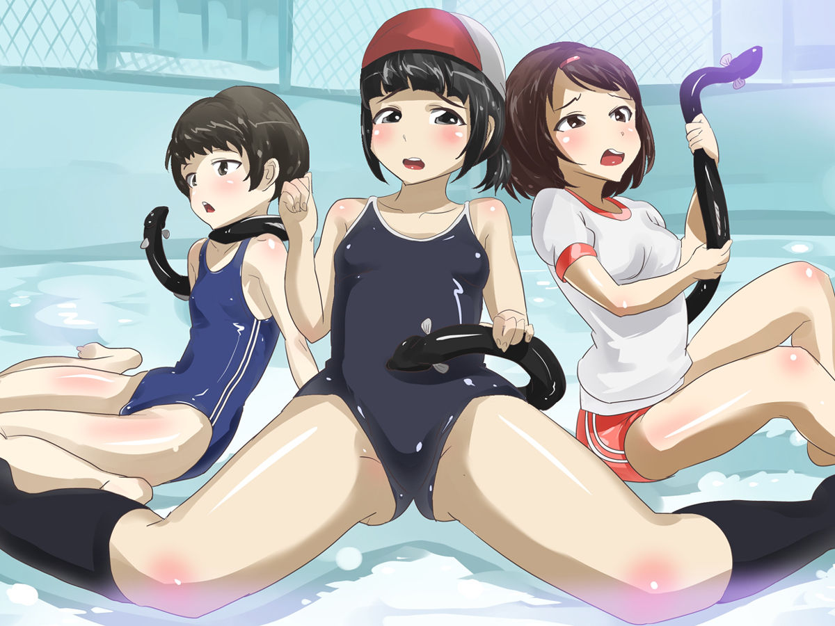 Biyaku Pool de Sukumizu ga Toketa Hinamusume Dairankou UNCEN page 1 full