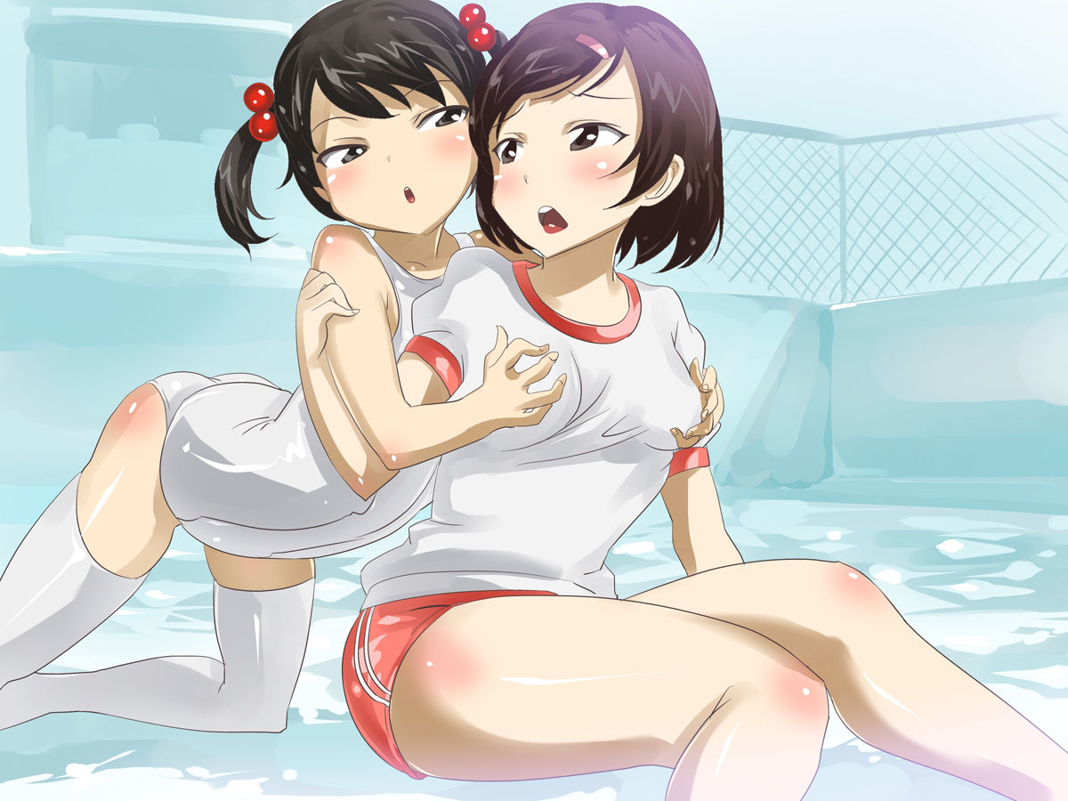 Biyaku Pool de Sukumizu ga Toketa Hinamusume Dairankou UNCEN page 8 full