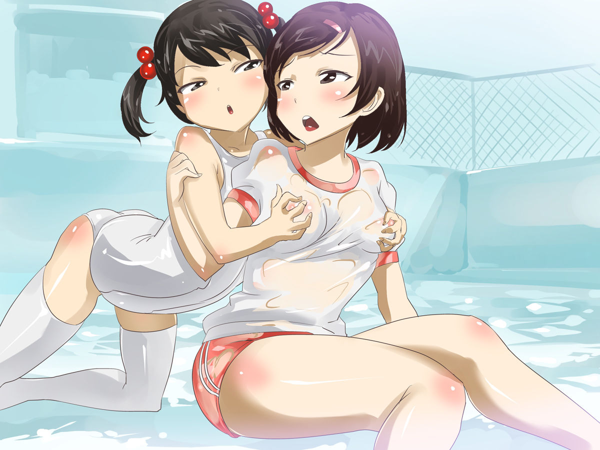 Biyaku Pool de Sukumizu ga Toketa Hinamusume Dairankou UNCEN page 9 full