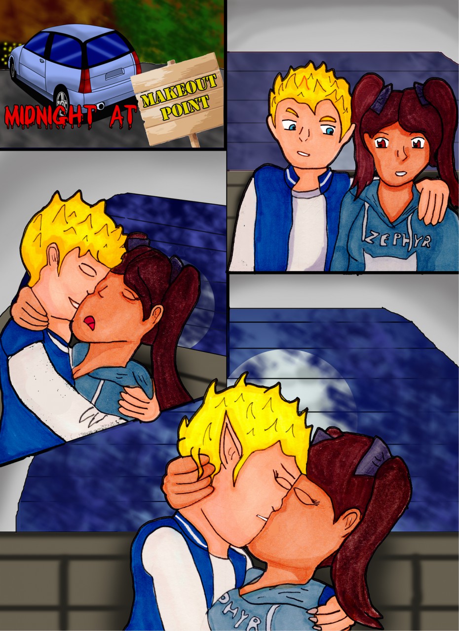 Wolfgirls of Penshaw: Midnight at Makeout Point page 1 full