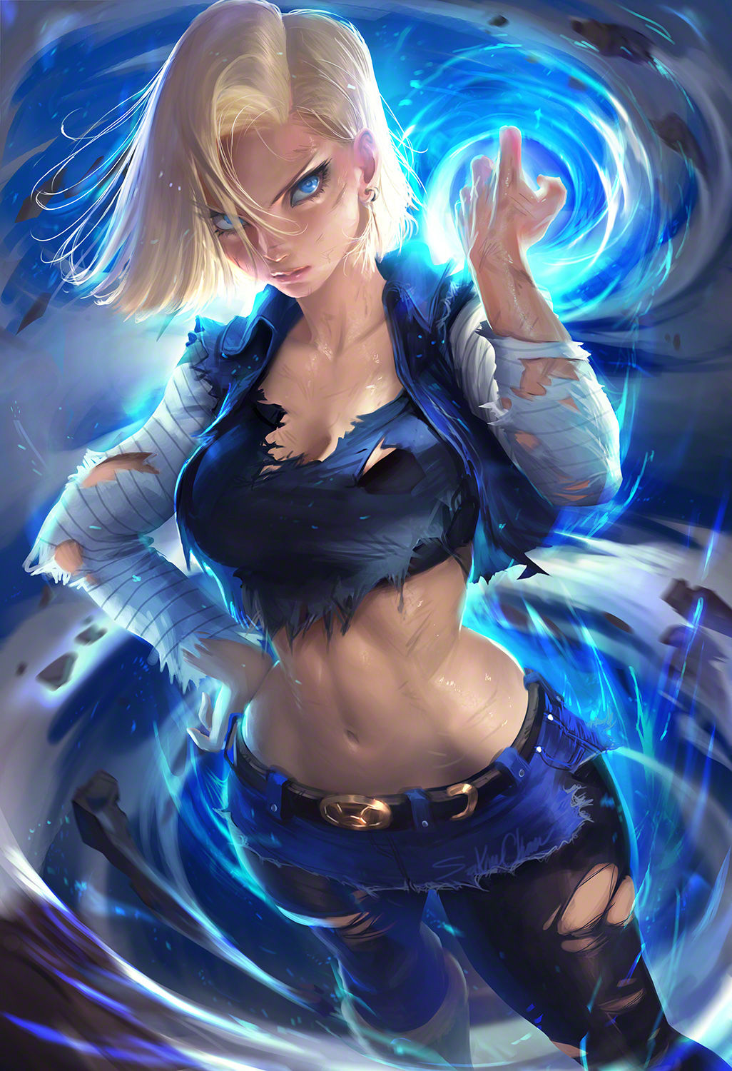Hachamecha ga Oshiyosetekurun Ho~o!!! | Android 18 is rushing in!!   =Mongolfier+Vile= page 7 full