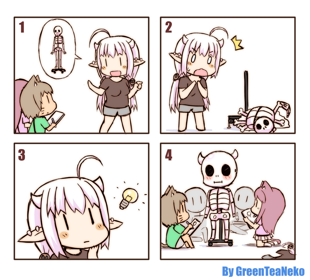 MON GIRL 4koma page 10 full