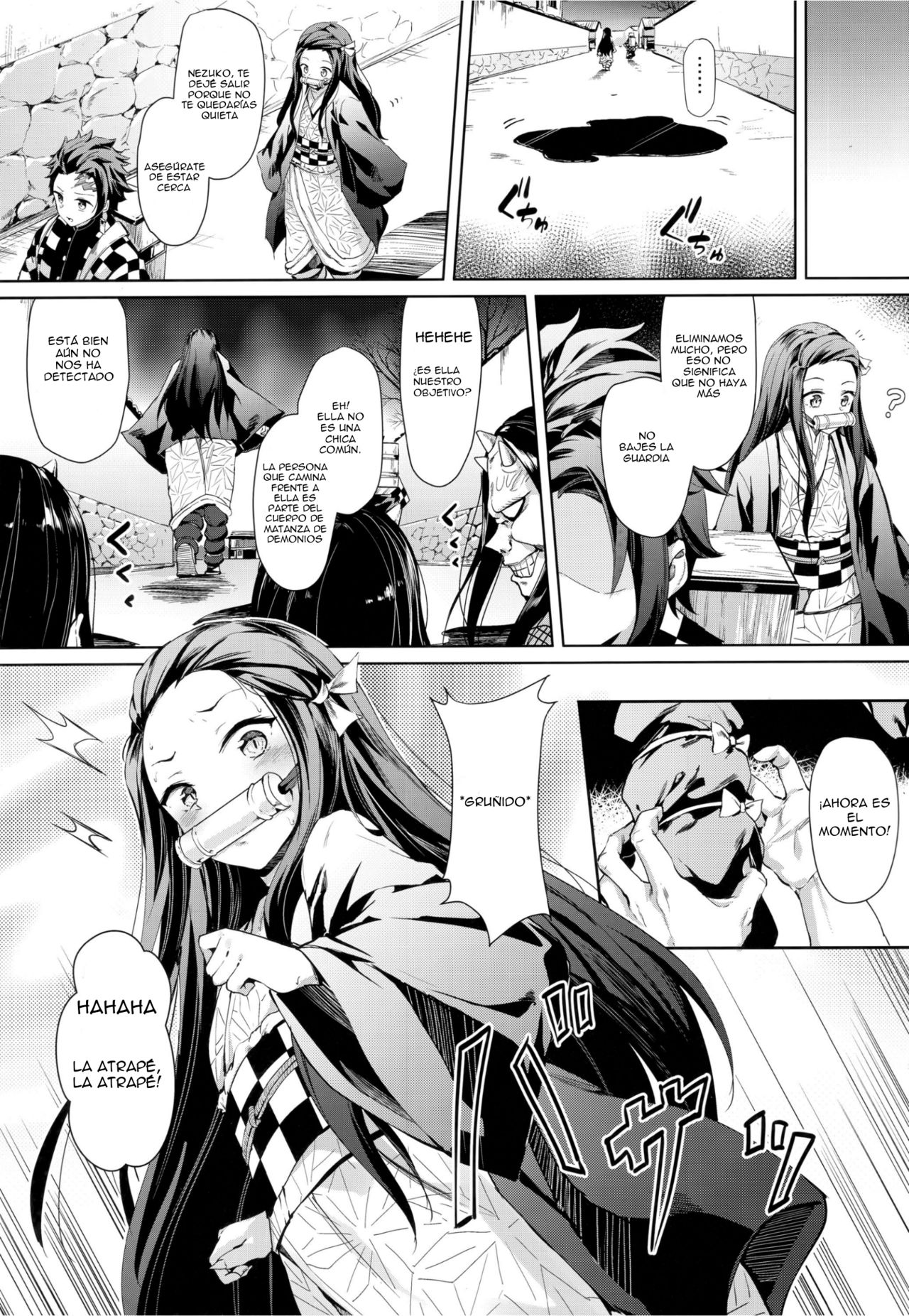 Moshi Nezuko ga Warui Hito ni Tsukamattara... page 1 full