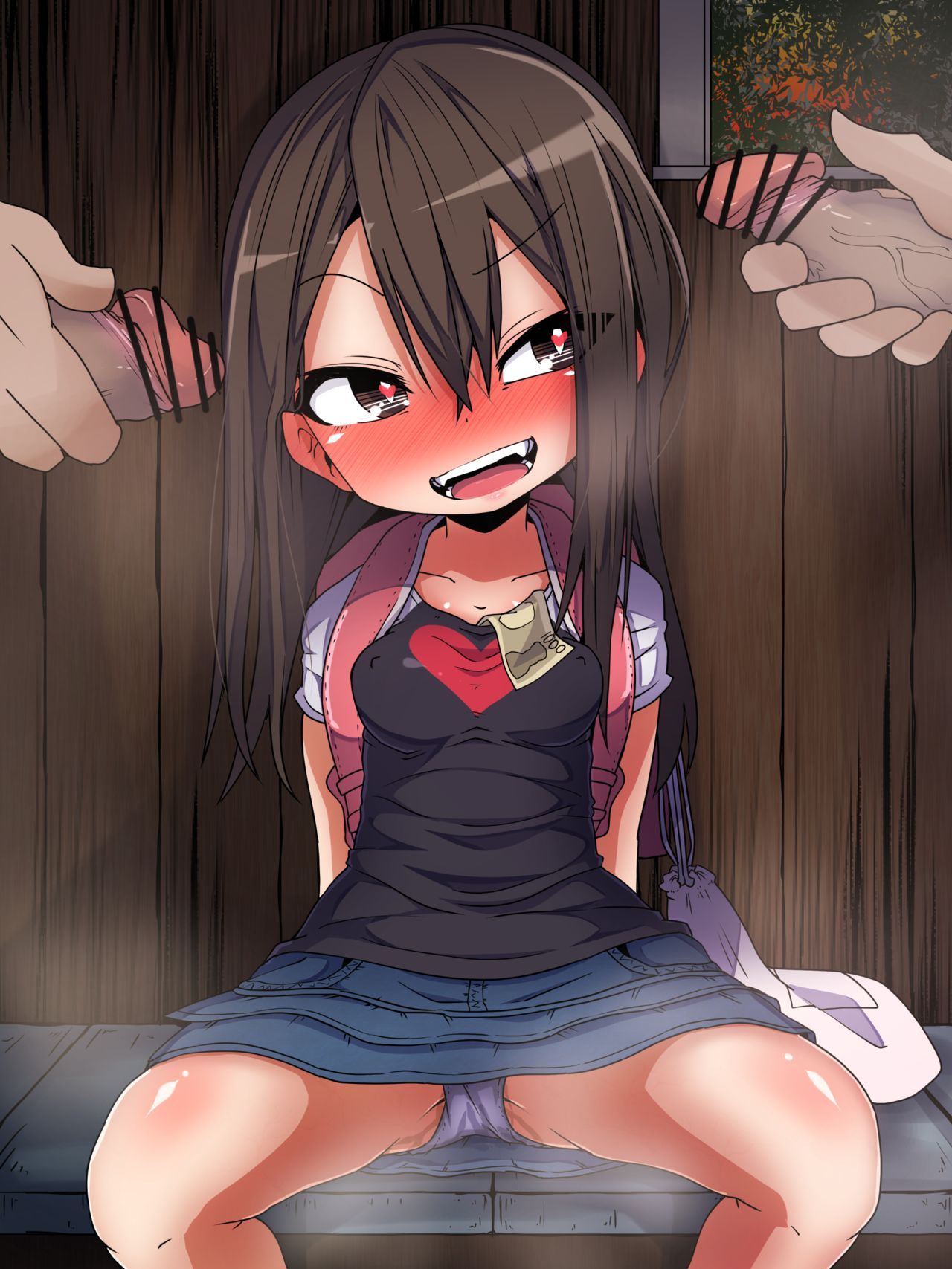 Hitoke no nai Inaka no Bustei de Kodomo Pantsu o Ganmi Shitetara Ecchi na Yuuwaku Shite kita Koakuma JS page 10 full