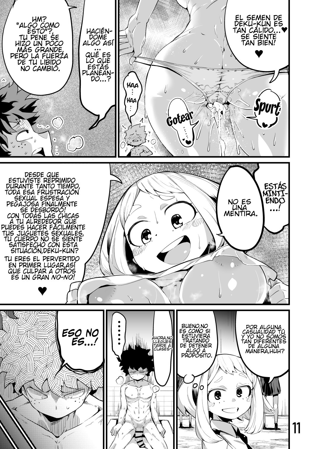 Boku to Nottori Villain Nakademia Vol. 3 | Mi cuerpo ha sido poseido por un villano pervertido Vol. 3 page 10 full