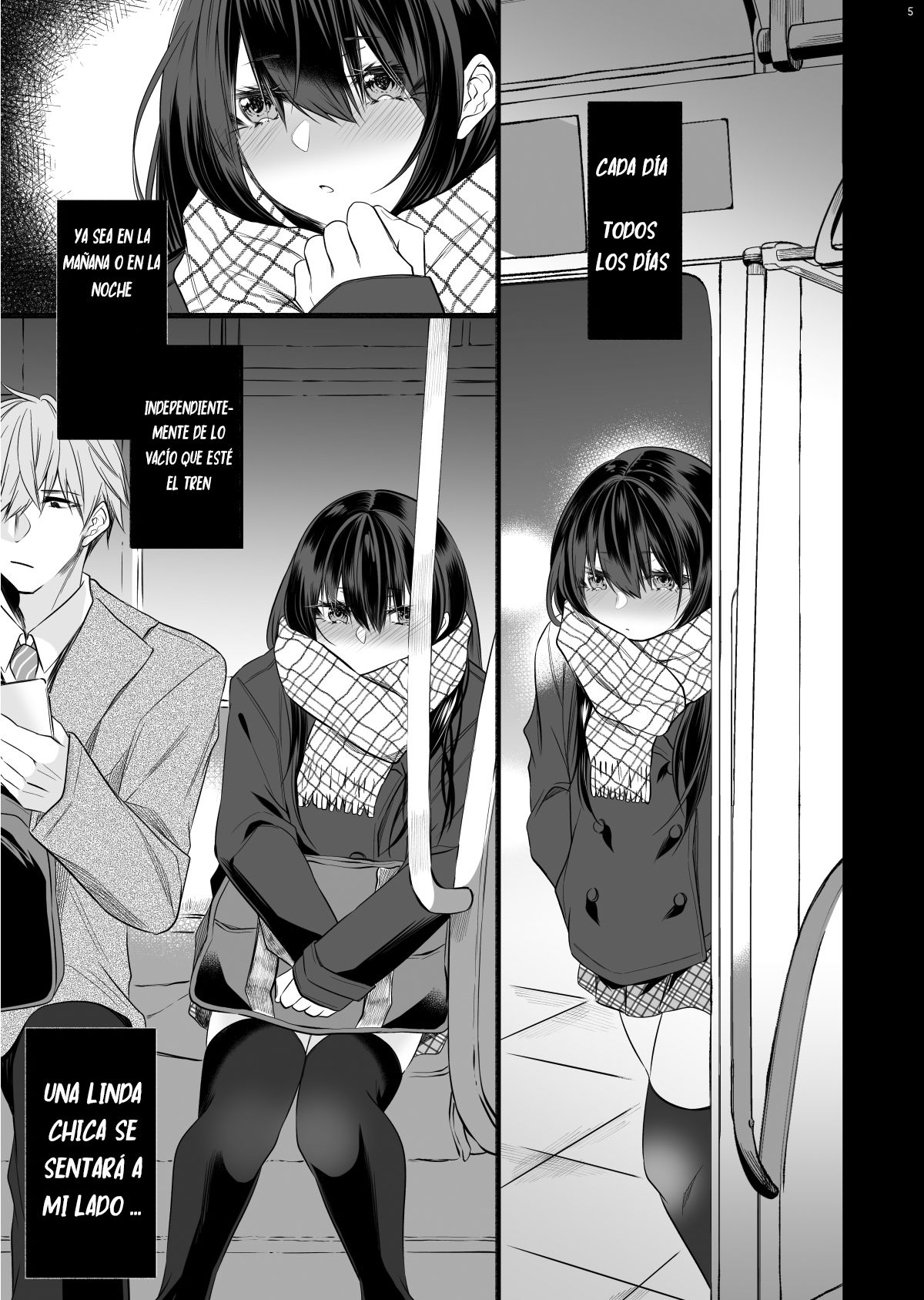 Densha de Mainichi Tonari ni Suwatte kuru Kawaii Ko ga Josou shita Otoko datta | The Cute Girl Who Sat Next to Me on the Train Everyday is Actually A Crossdressing Guy page 4 full