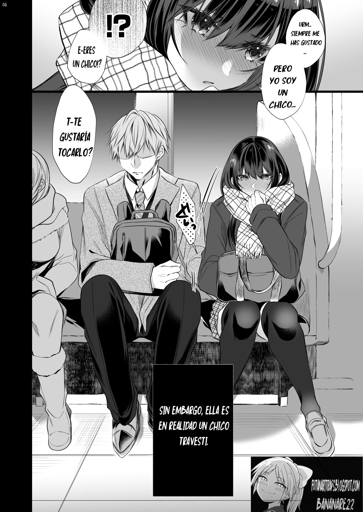 Densha de Mainichi Tonari ni Suwatte kuru Kawaii Ko ga Josou shita Otoko datta | The Cute Girl Who Sat Next to Me on the Train Everyday is Actually A Crossdressing Guy page 5 full