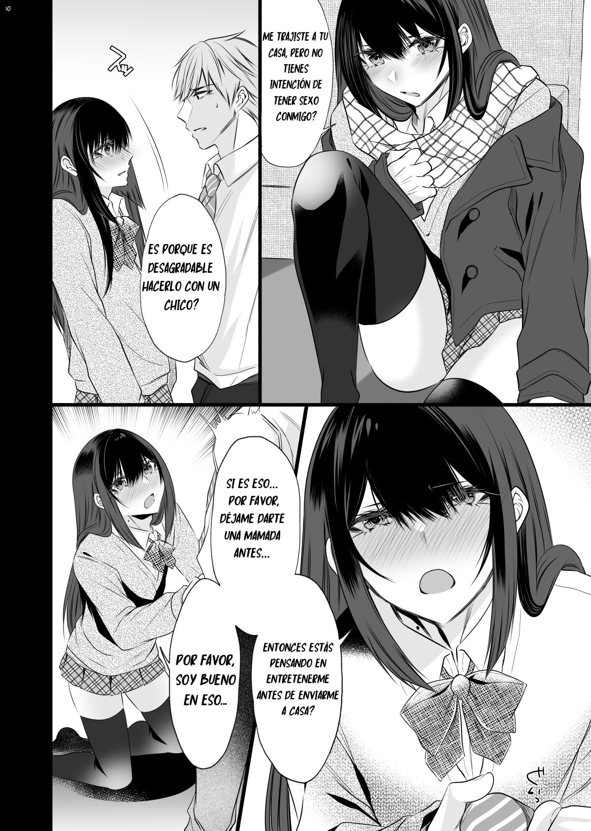 Densha de Mainichi Tonari ni Suwatte kuru Kawaii Ko ga Josou shita Otoko datta | The Cute Girl Who Sat Next to Me on the Train Everyday is Actually A Crossdressing Guy page 9 full