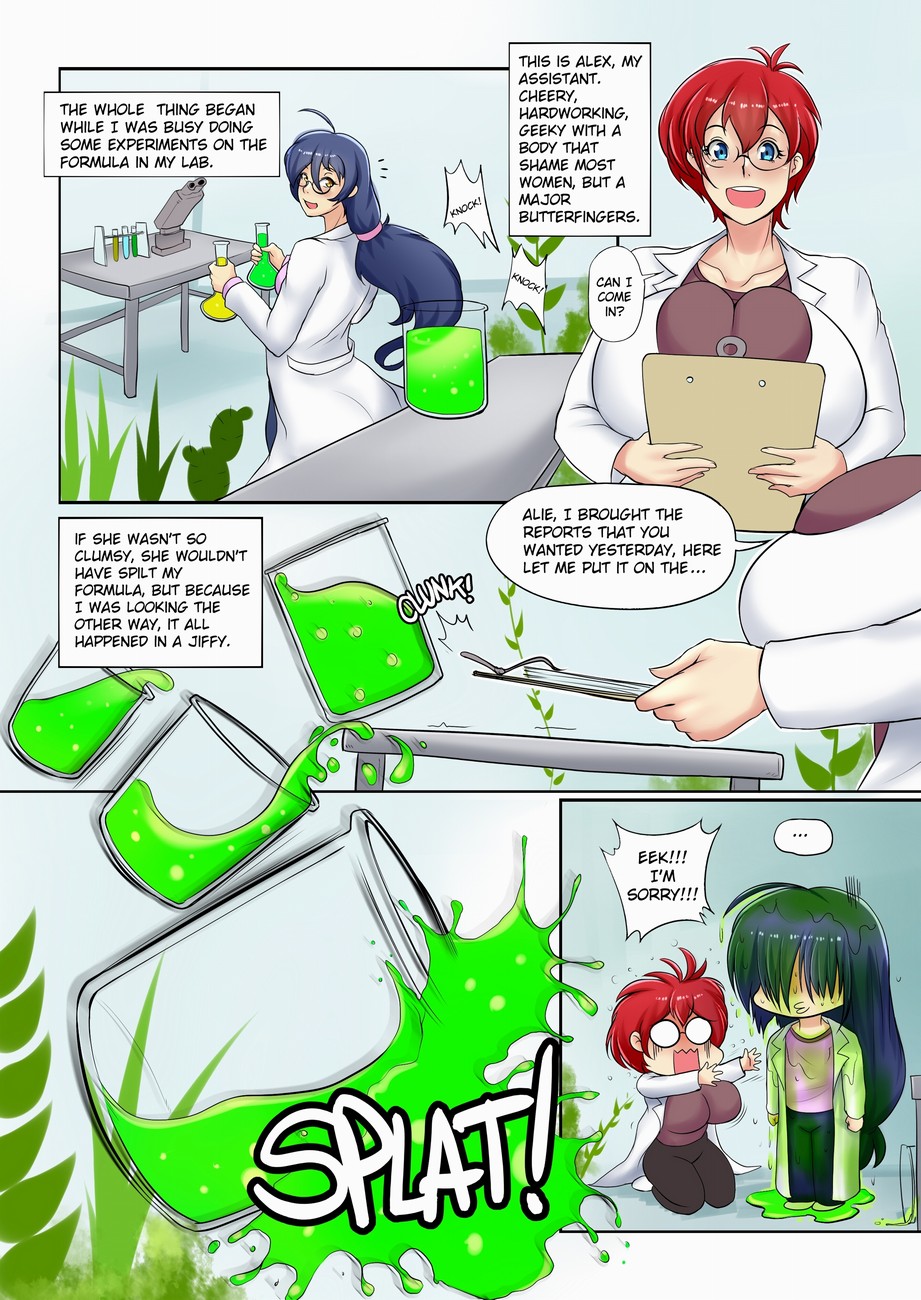 Aliessa's Magnification Mishaps Giantess/Inflation page 3 full
