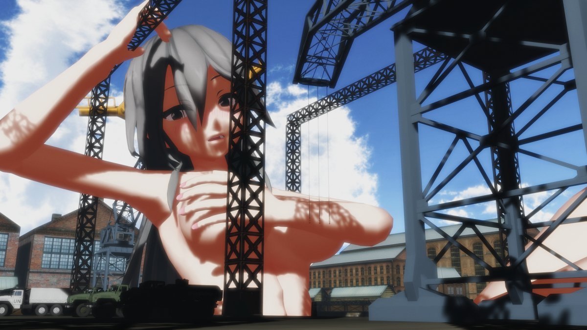 Giantess MMD - AMAGIHARUNA page 3 full