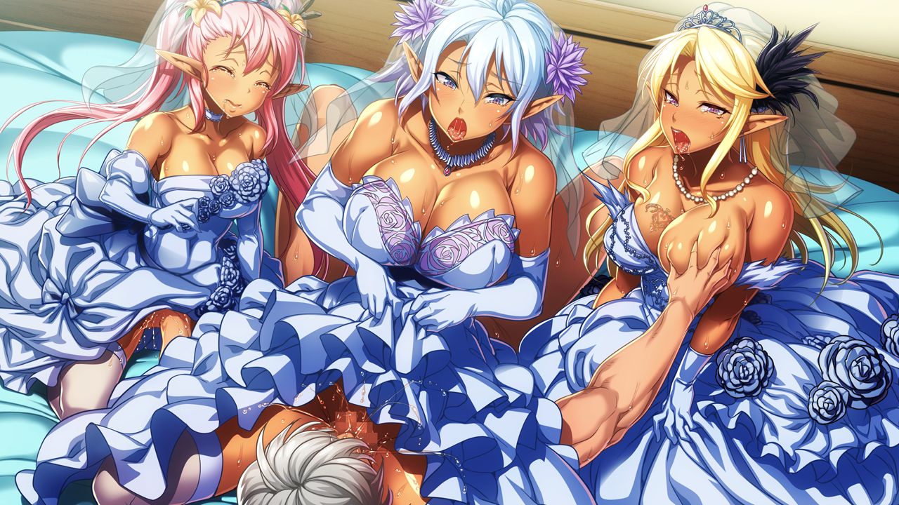 Namaiki Dark Elf 3 Shimai ga Boku ni Nakadashi o Motomeru. Official Bonus Scenario DLC page 3 full