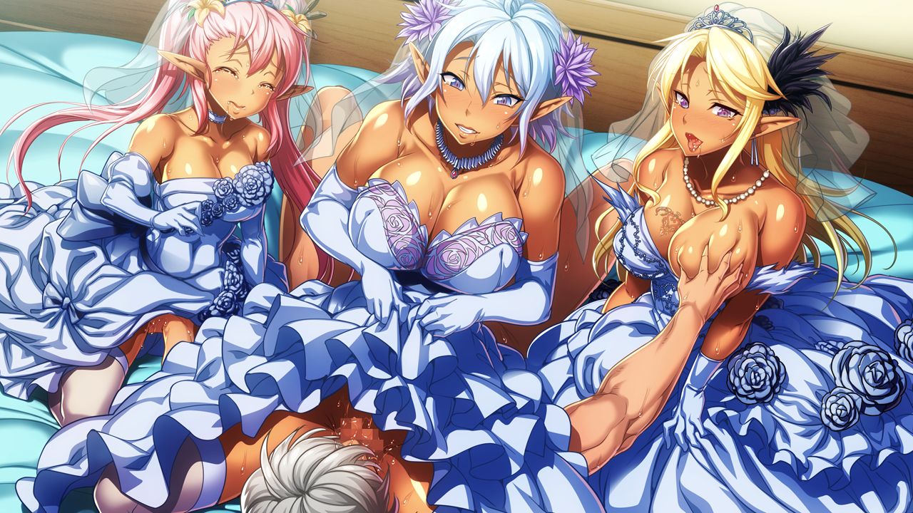 Namaiki Dark Elf 3 Shimai ga Boku ni Nakadashi o Motomeru. Official Bonus Scenario DLC page 5 full