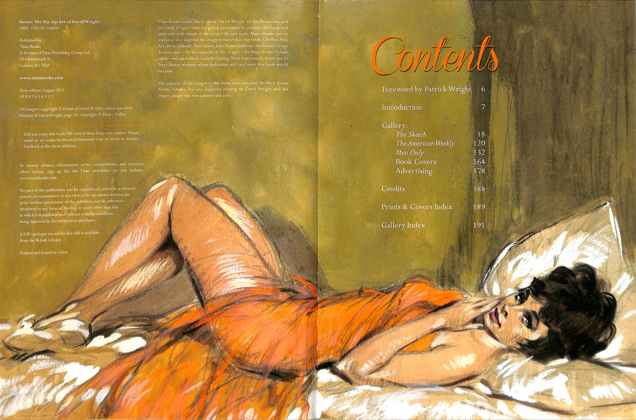 Sirens - The Pin-Up Art of David Wright page 9 full