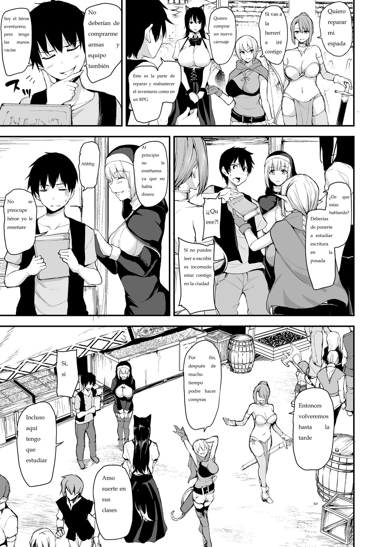 Isekai Harem Monogatari 5 ~Taiketsu!! Inran Succubus Shimai!~ page 4 full