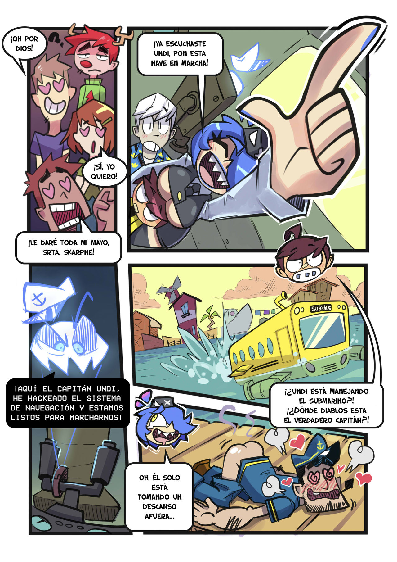 Skarpworld: Chapter 4: 20,000 Loads Under Sea page 5 full