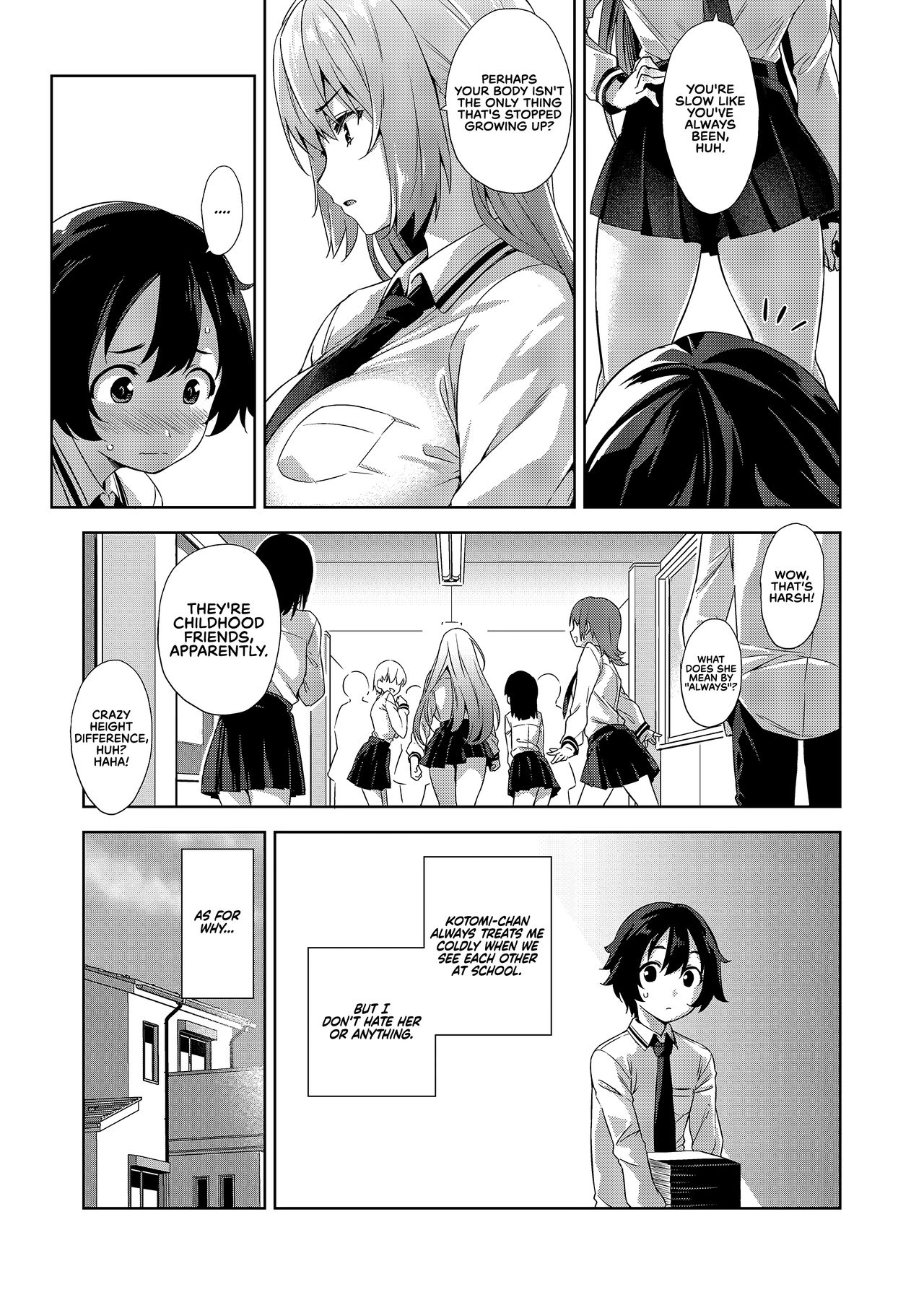 Gakkou to Bed ja Seihantai no, Okkina Kanojo. | My Big Girlfriend Acts the Polar Opposite in Bed and at School. page 6 full