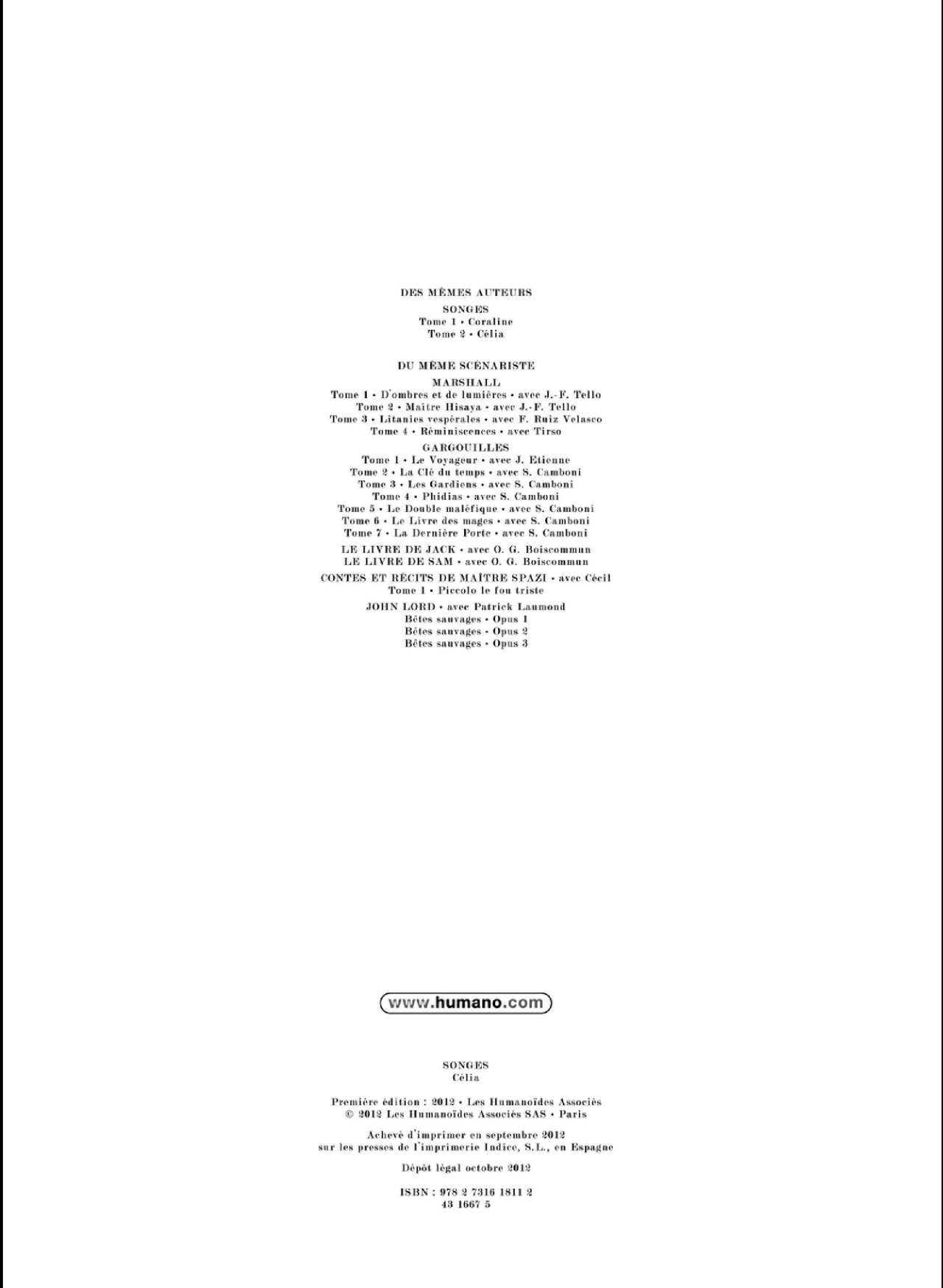 Songes - T02 - Célia page 3 full