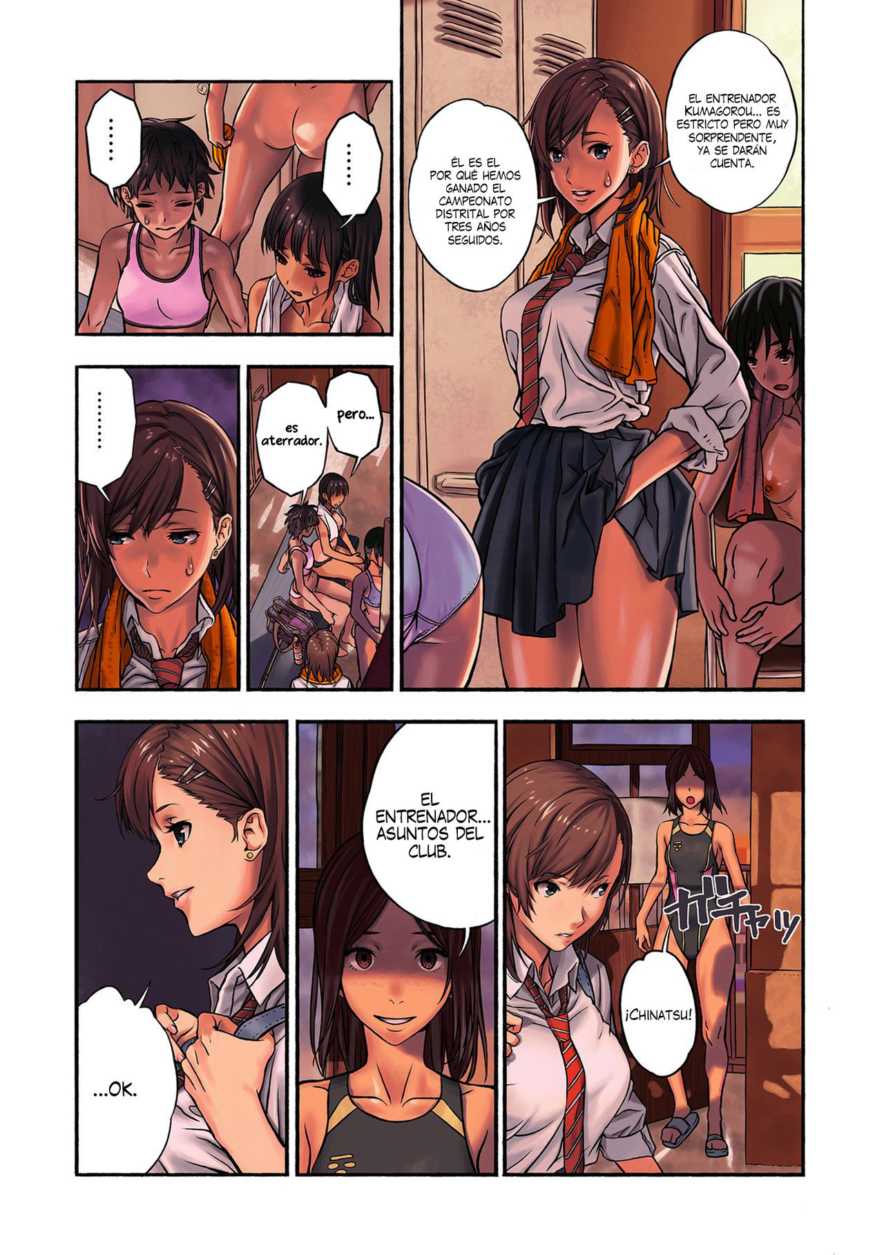 Chinatsu to Kuma-chan Sensei | Chinatsu y el entrenador osito Teddy page 8 full