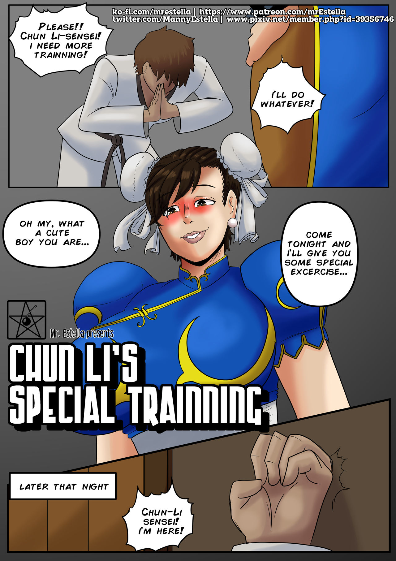 Chun-Li's Special Training page 1 full