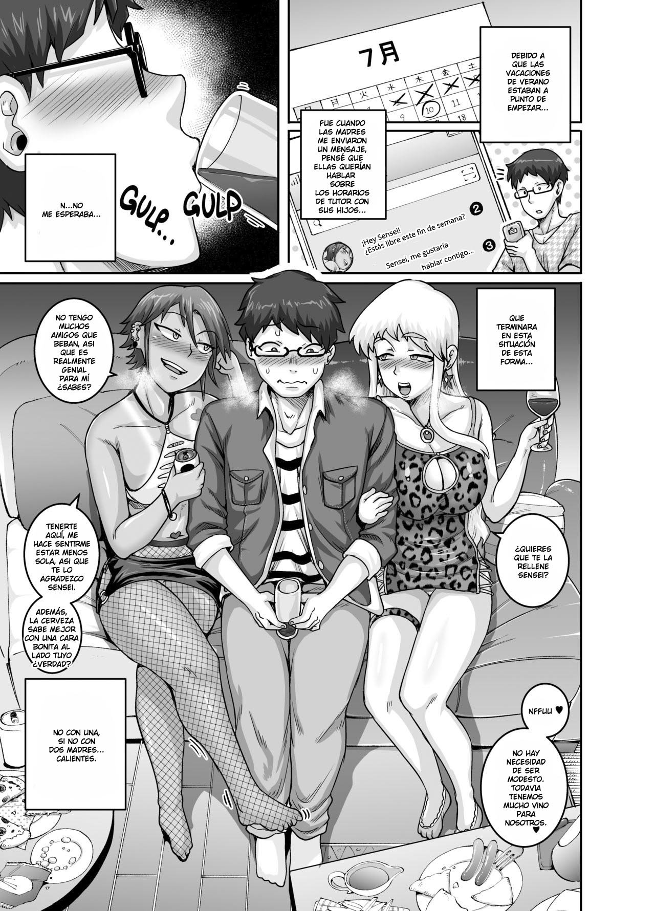 Hungry Single Mothers ~Ochinpo Oogui Kaa-san-tachi ni Taberareru Ore~ page 9 full
