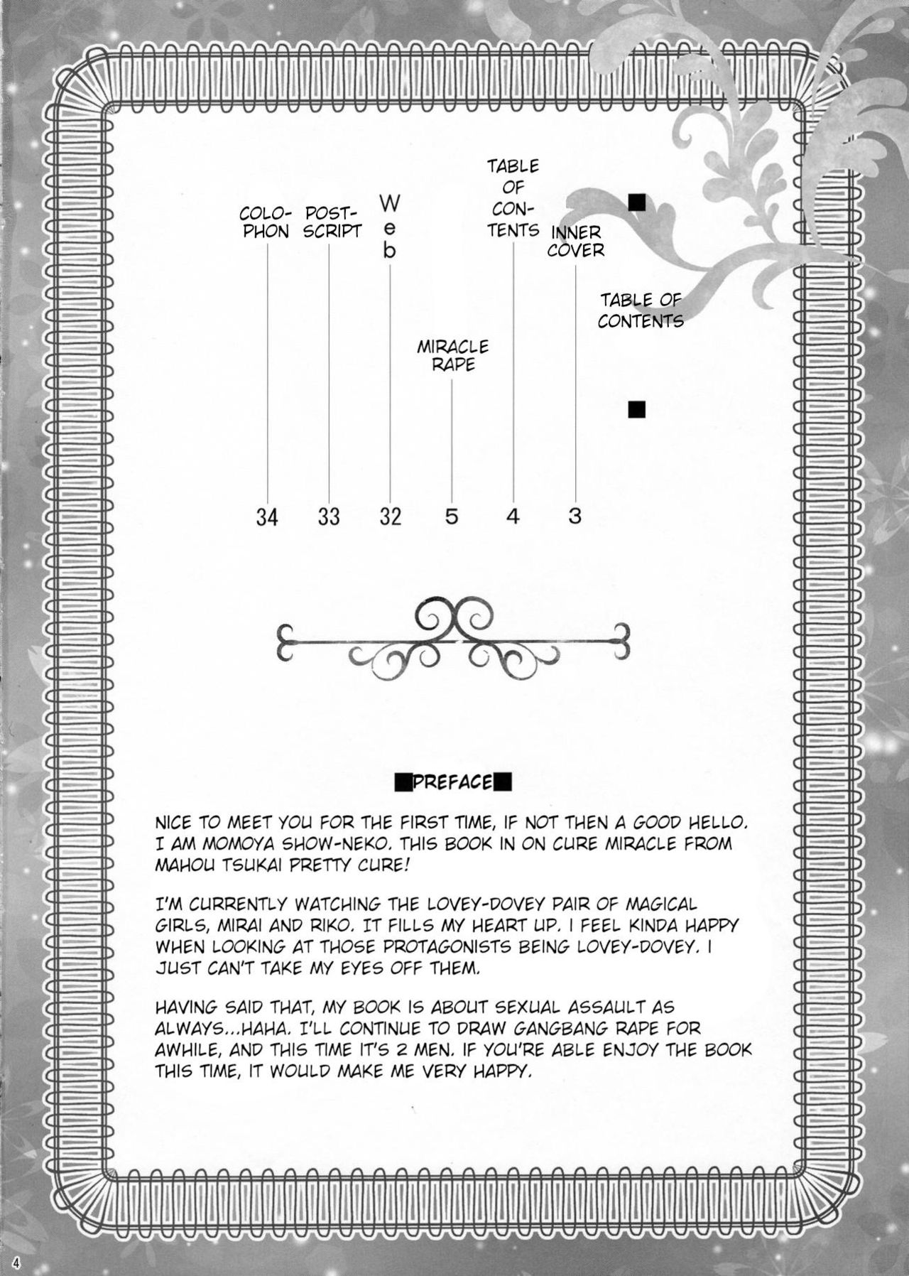 Yarareru Miracle | Miracle Rape page 3 full