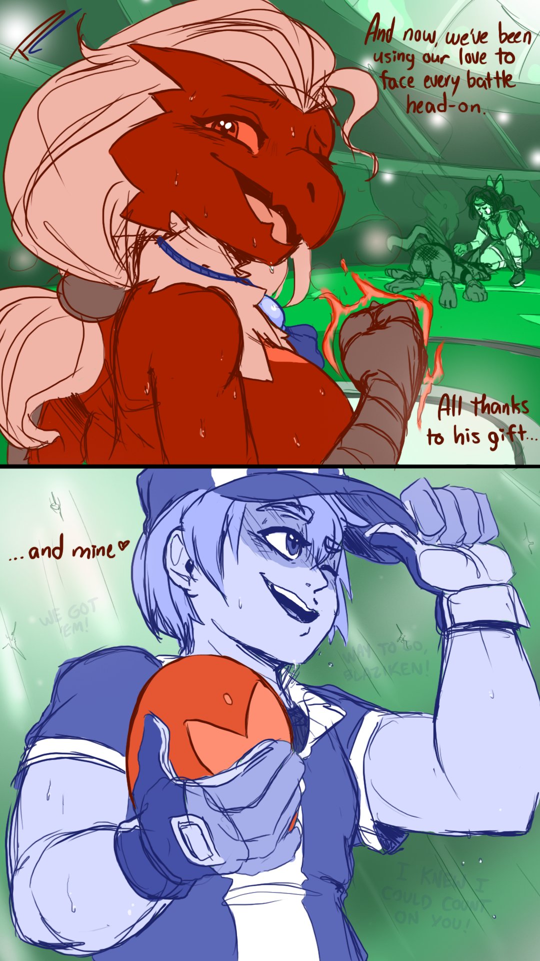 Blaziken's Dedication page 5 full