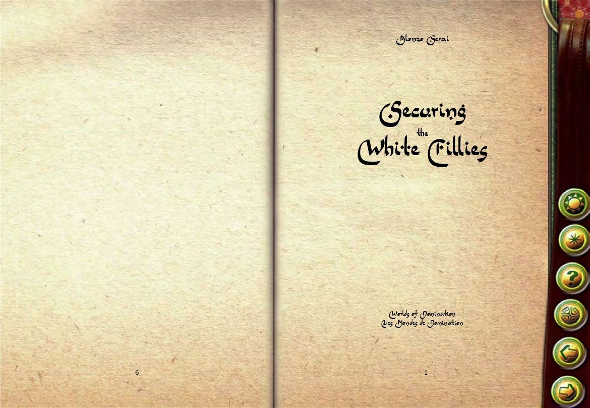 Securing the White Fillies - Worlds of Dominations  vol. V page 3 full