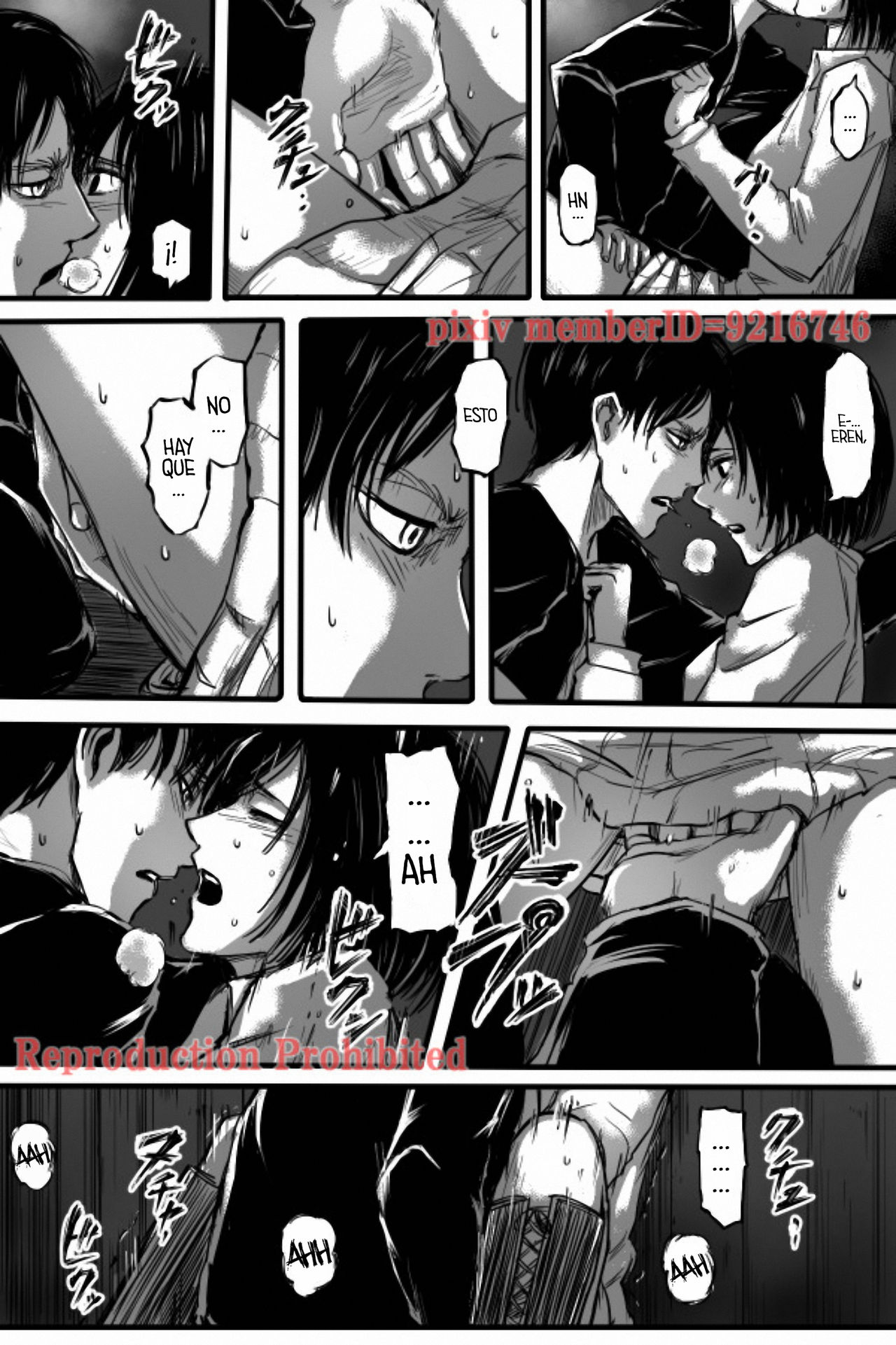 Eren X Mikasa R-18 Manga page 2 full