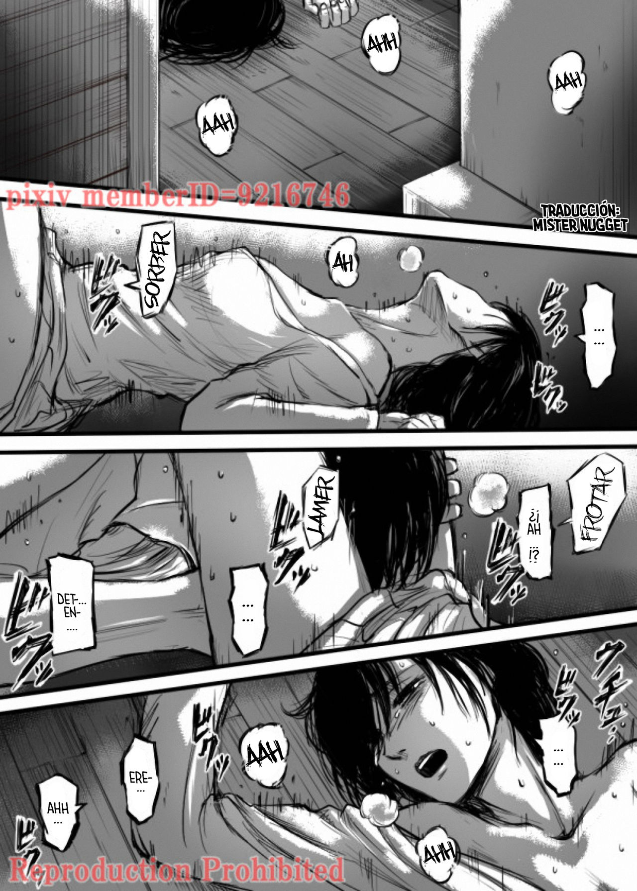 Eren X Mikasa R-18 Manga page 3 full