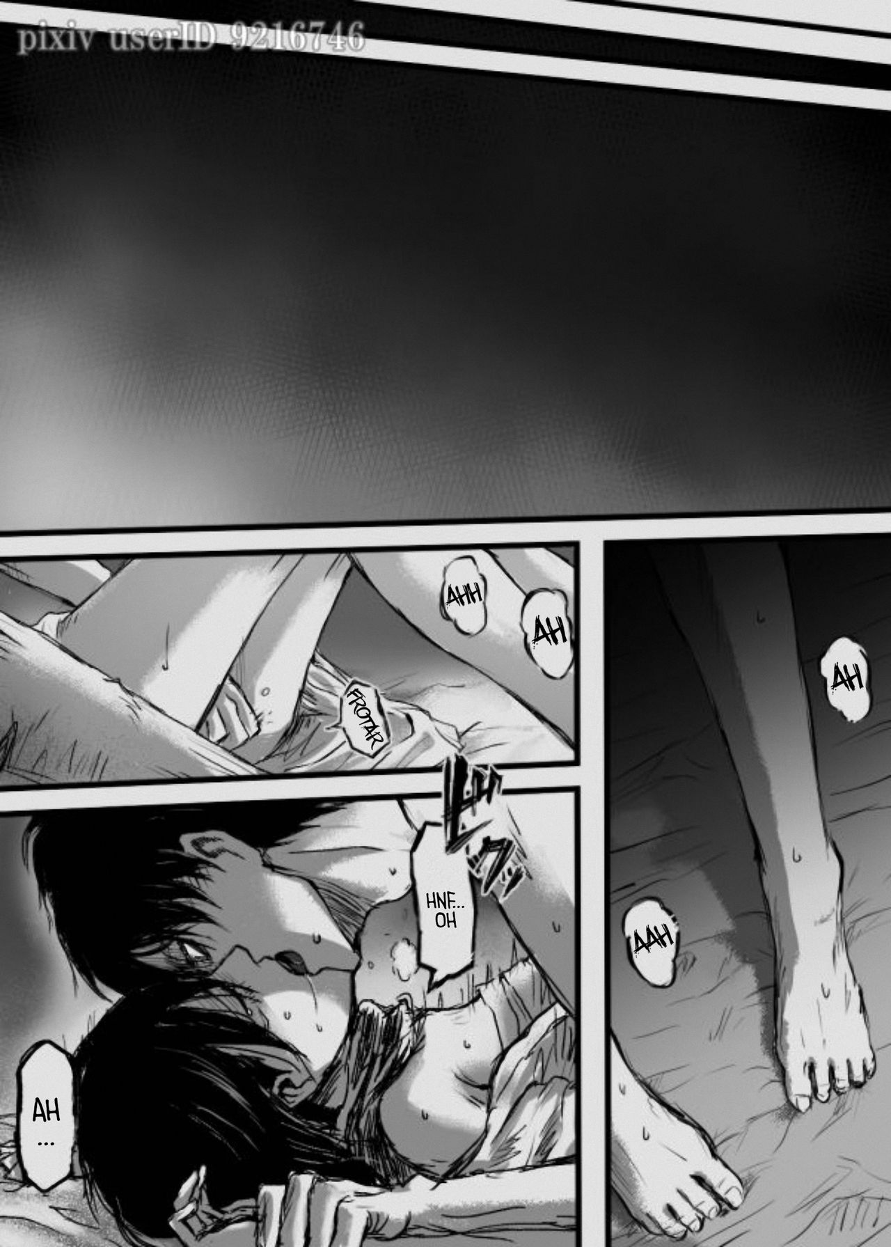 Eren X Mikasa R-18 Manga page 4 full