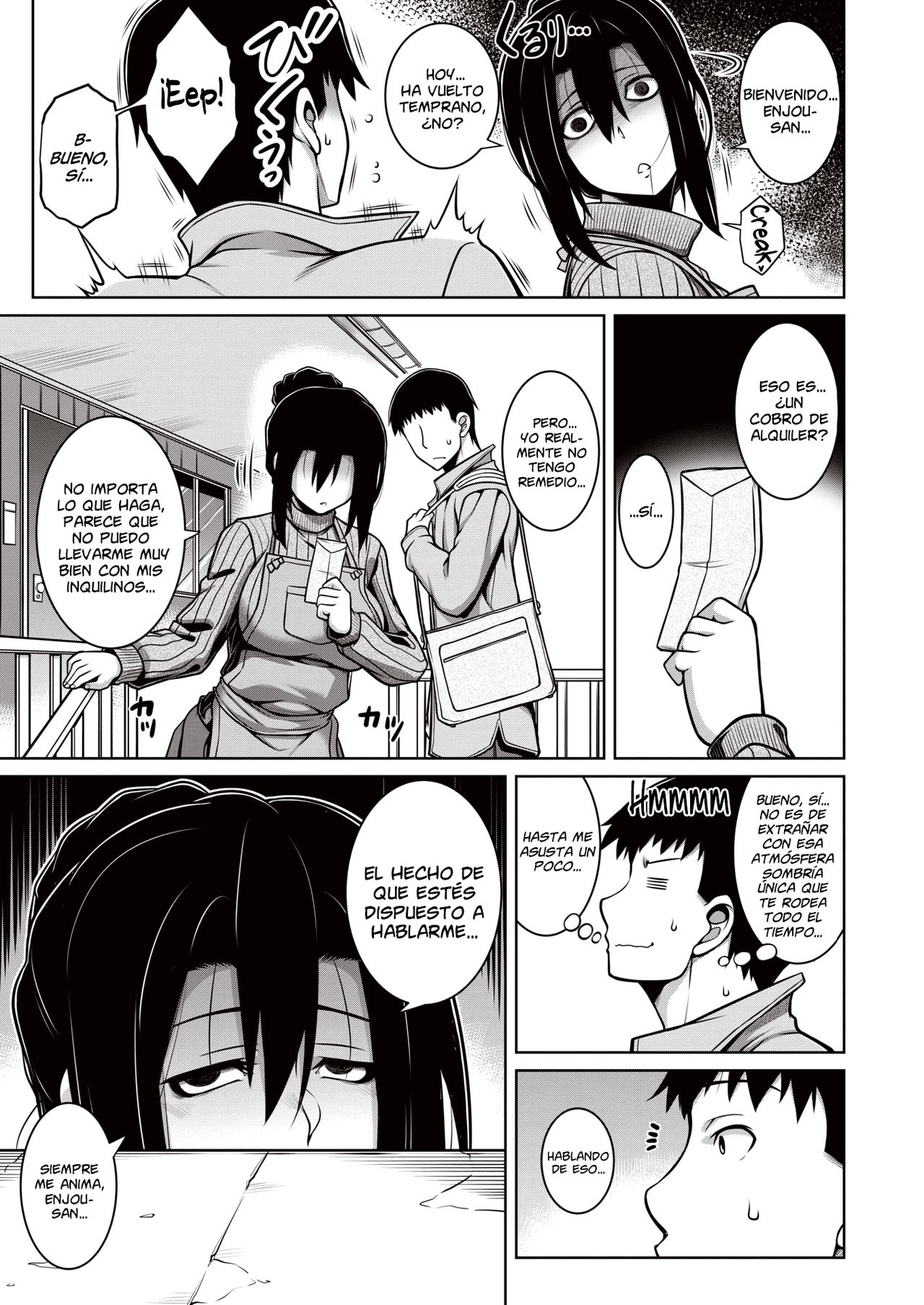 Sono Kanrinin-san, Inki ni Tsuki | Esa Casera es Muy Sombría page 3 full
